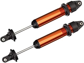 Traxxas 7761T Shocks, GTX, Aluminum, Orange-Anodized (Fully Assembled w/o Springs) (2)