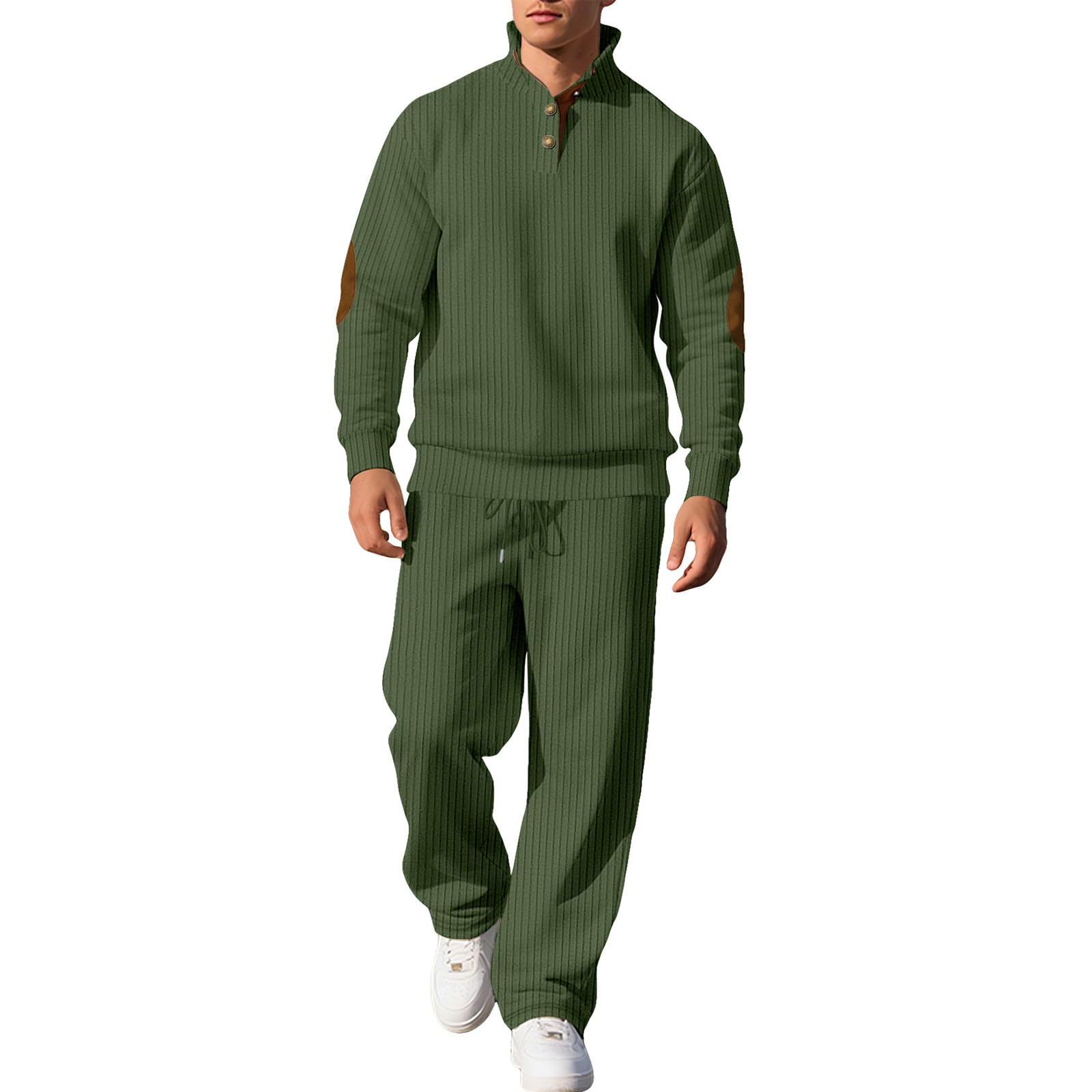 uxxnjfg Tuta Uomo Estiva Completa Adulto Abbigliamento da Uomo Running Abbigliamento Sportive Completo Estivo Leggeri Girocollo Vestiti Sportiva Joggers Costume Ginnastica Maniche Corte Tuta