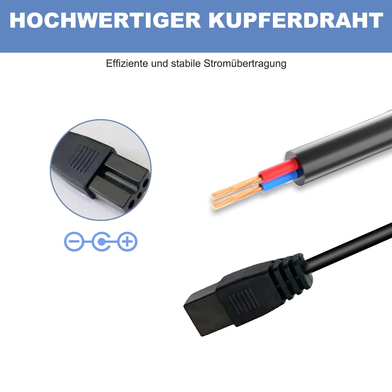Cable de carga USB compatible con Bestway Lay-Z-SPA Xtras BW60313 (2024) cable de repuesto para aspiradora de piscina y jacuzzi, cable de alimentación de repuesto para robot de piscina
