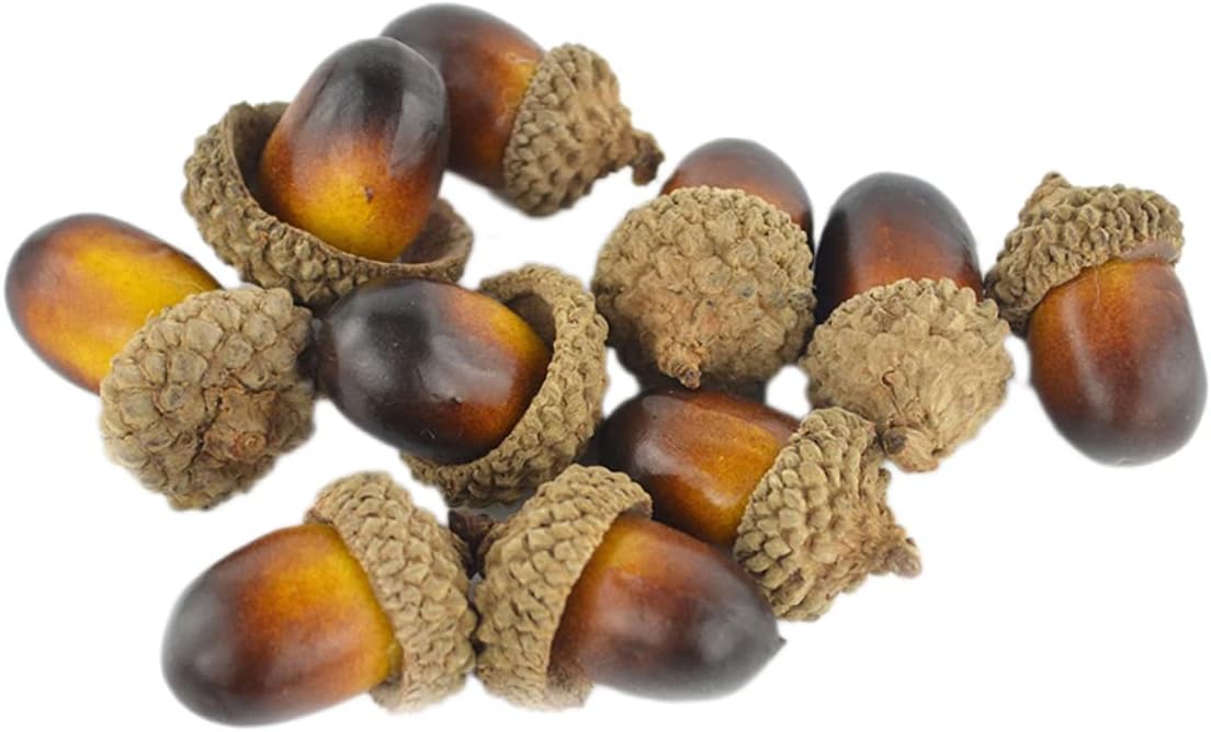 141pcs Artificial Pumpkin and Acorn Decorations for Halloween Lifelike Maple Leaf Props for Fall Home Ornaments for Parties and Table Displays