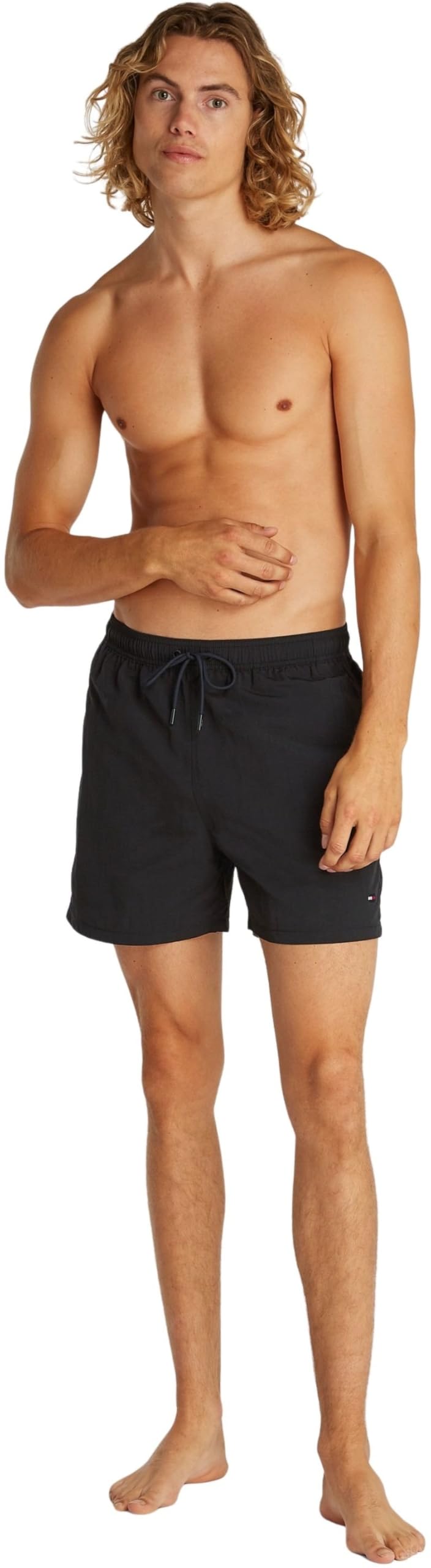 Tommy Hilfiger Pantaloncino da Bagno Uomo Medium Drawstring Lunghezza Media