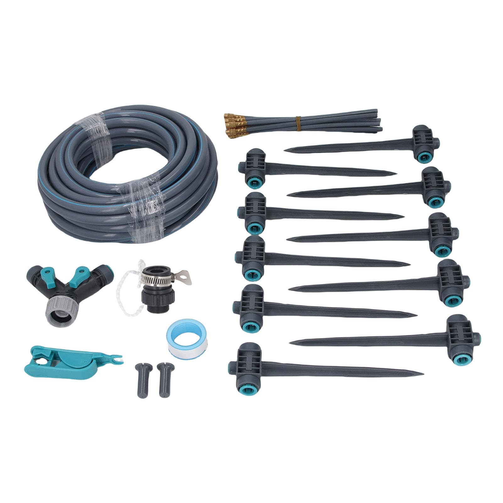 Srliya di Nebulizzazione per Irrigazione da Giardino Regolabile a 360° Facile Montaggio per Prato Kit di Irrigazione a Goccia in 3 modalità