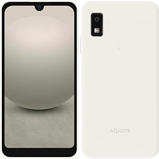 AQUOS wish3 SH-M25 ホワイト スマートフォン本体 SIMフリー版 5.7型 4GB/64GB