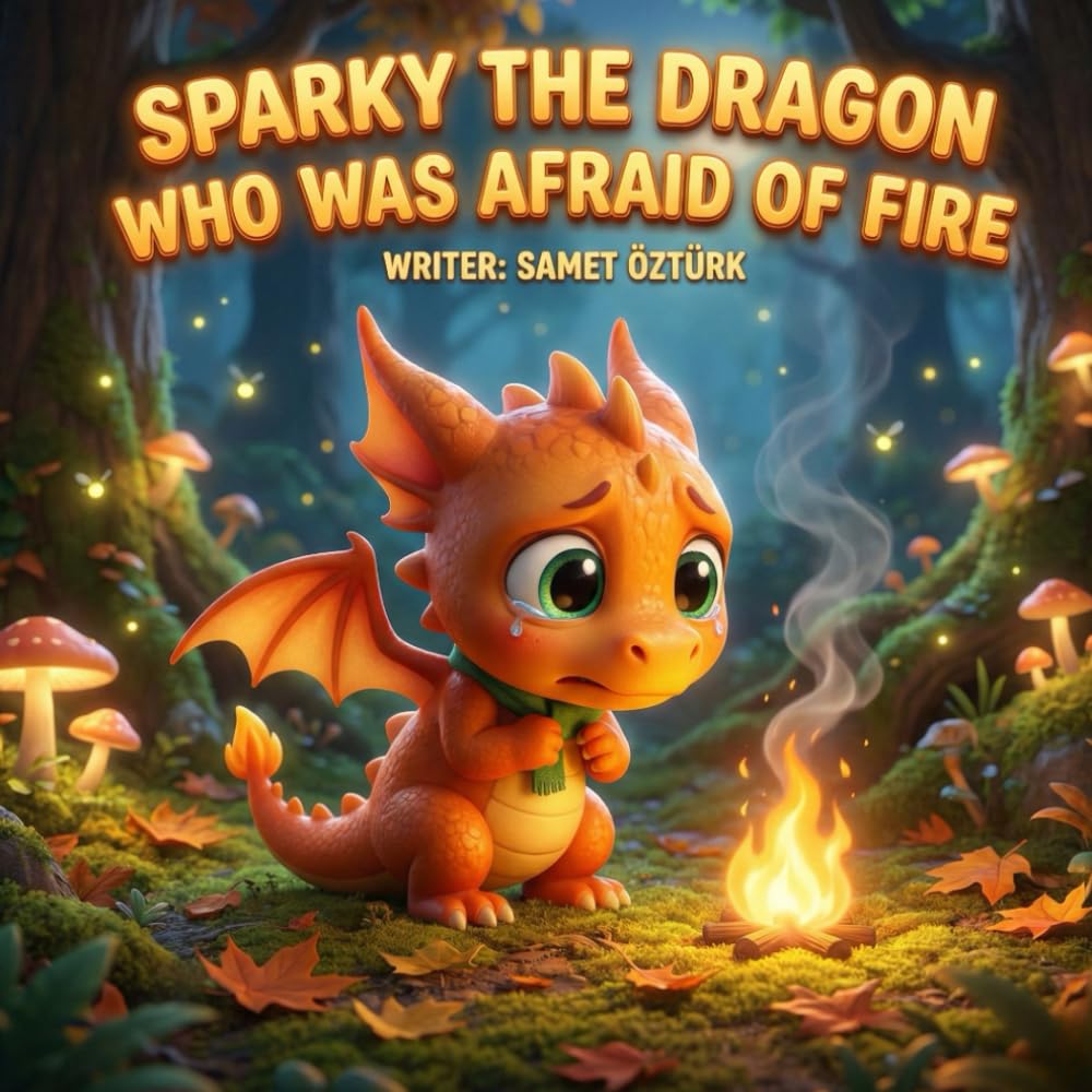 Sparky the Dragon Who Was Afraid of Fire: A Heartwarming Story About Courage, Friendship and Self-Belief for Kids (Includes Coloring Pages)