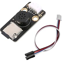MP3 Decoder Music Player Module for Arduino/ESP32, 128M SD Card/Audio Amplifier, Easy-Plug Voice Broadcast Module, Audio Decoding Player Module, USB 5V Power Supply, Voice Prompts, Broadcast Device
