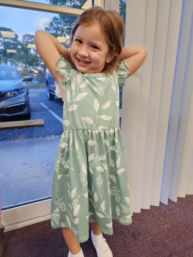 幼児 赤ちゃん 女の子 カジュアル ドレス フローラル フリル シーサイド ビーチ ドレス 衣装