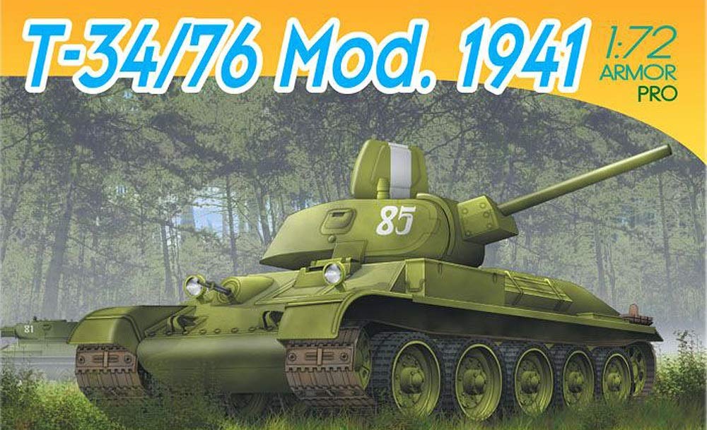 Amazon | ドラゴン 1/72 第二次世界大戦 ソビエト軍 T-34/76 1941年型