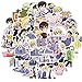 LSHLSH Lot de 50 autocollants d'animation Olan High School Host Club japonais classique étanche pour skateboard, ordinateur portable, valise