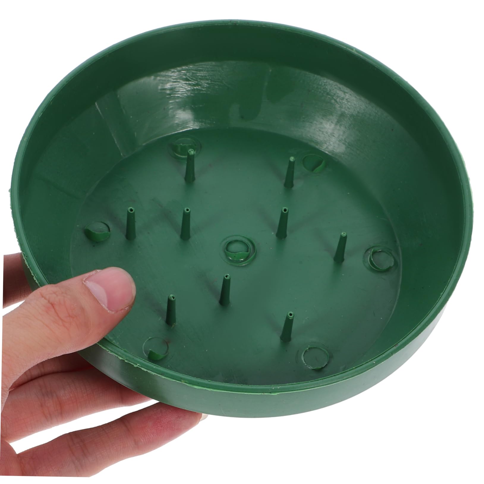 Levemolo 10pcs Mud Fixing Plate Foam Tray Floral Foam Trays for Arrangements Arrangement Tray Mud Holder Foam Trays Floral Foam Tray Floral Tray Plastic