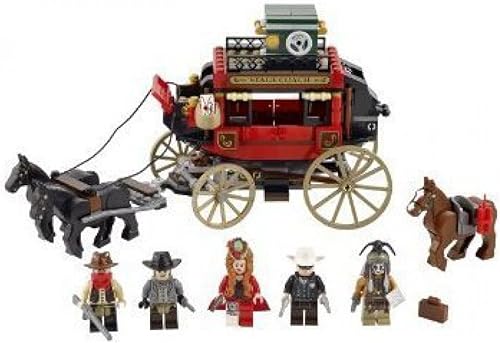 Miniatura 3 de Juega  Juega LEGO The Lone Ranger Stagecoach Escape (79108), rojo, cajas fuertes, Indiana, Jones, sets, búsqueda, juguete legos  niño  niño