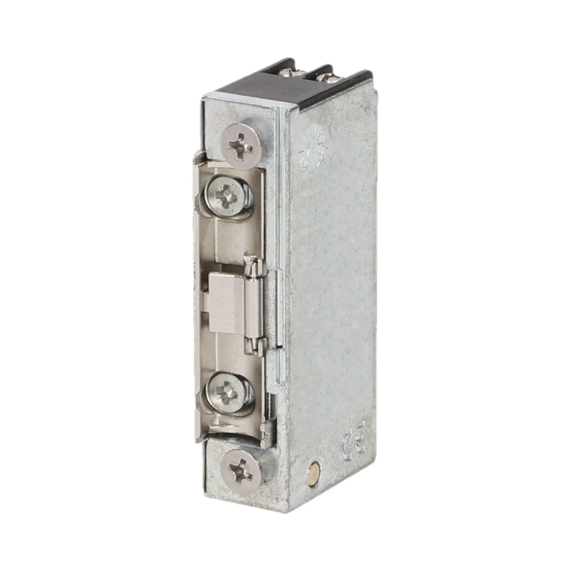 Mini Gache Electrique Pour Portes Gauche et Droite Symétrique Faible Courant 280mA pour 9-24V AC/DC Gâche à Emission (avec mémoire/verrouillage)