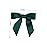 7Rainbows 50pcs Boutique 1.5 Dark Green Satin Ribbon Mini Bows for Craft Sewing Scrapbooking Wedding and Gift Wrapping