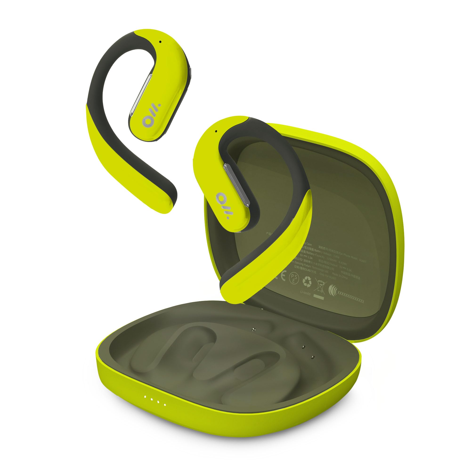 Oladance OWS Pro Open-Ear True Wireless Headphones, Noise Cancellation, Stable Bluetooth 5.3 Connection, Amplifier Chip, Virtual Bass, 360 ° Superior Sound, 16H Playtime, Comfortable Fit (Green)-image-28
