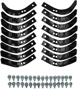 For 16 Tine Set For MTD For Sears For Craftsman Tiller Tines With for Hardware 108802, for craftsman rototiller tines, for craftsman 917.293493 tiller tines, for mtd tiller tines, for craftsman tiller