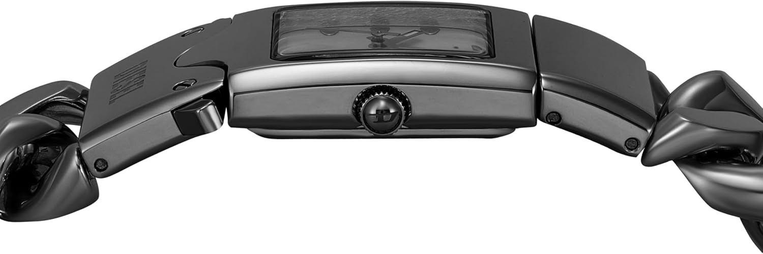 Diesel Men's Closer Three-Hand Gunmetal Stainless Steel Watch (Model: DZ2227) - Image 3