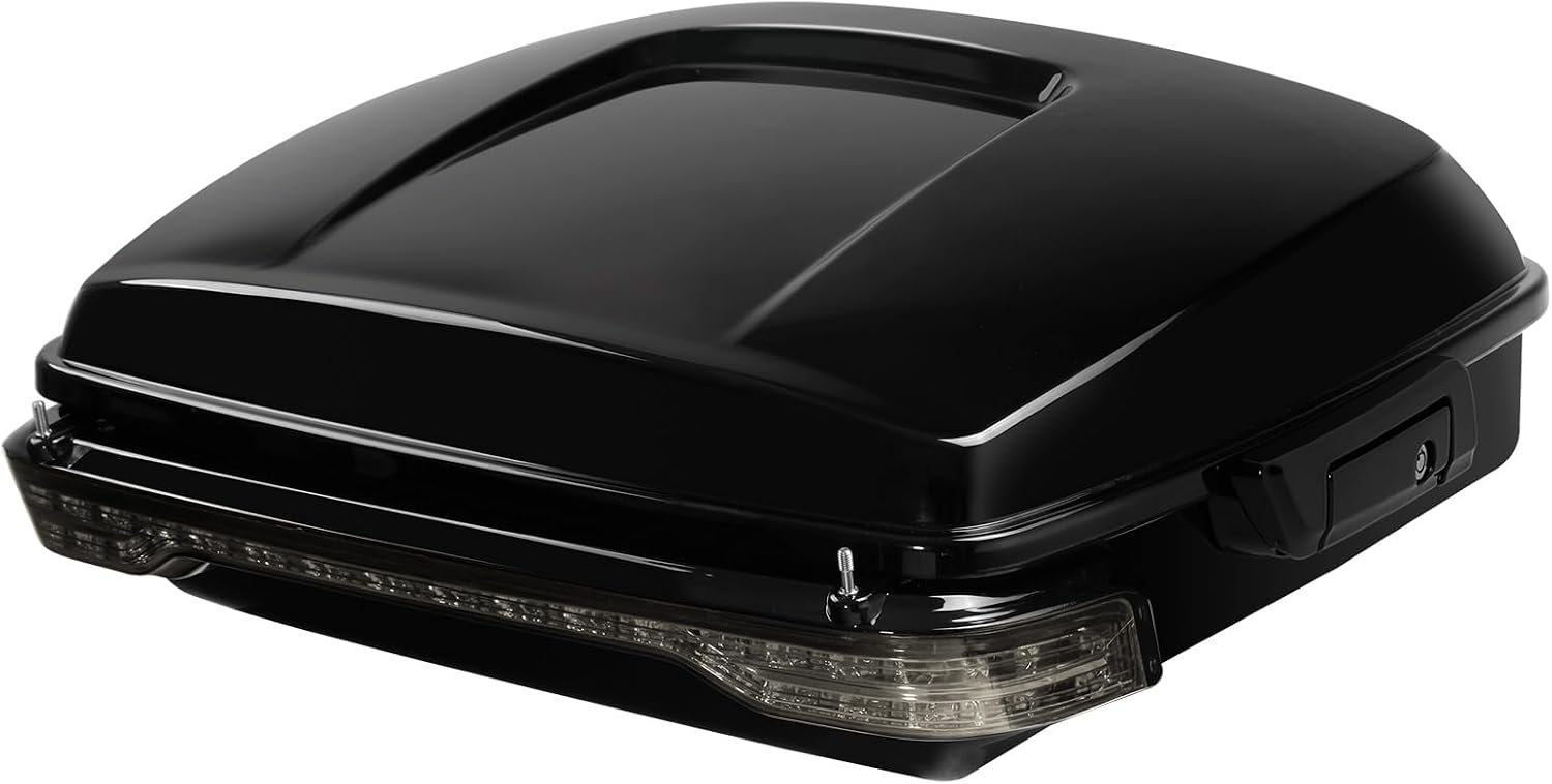 Green-L Chopped Trunk with LED Tail Light Fit for Harley Touring Road Glide King Street Glide Electra Glide Ultra 2014-2025