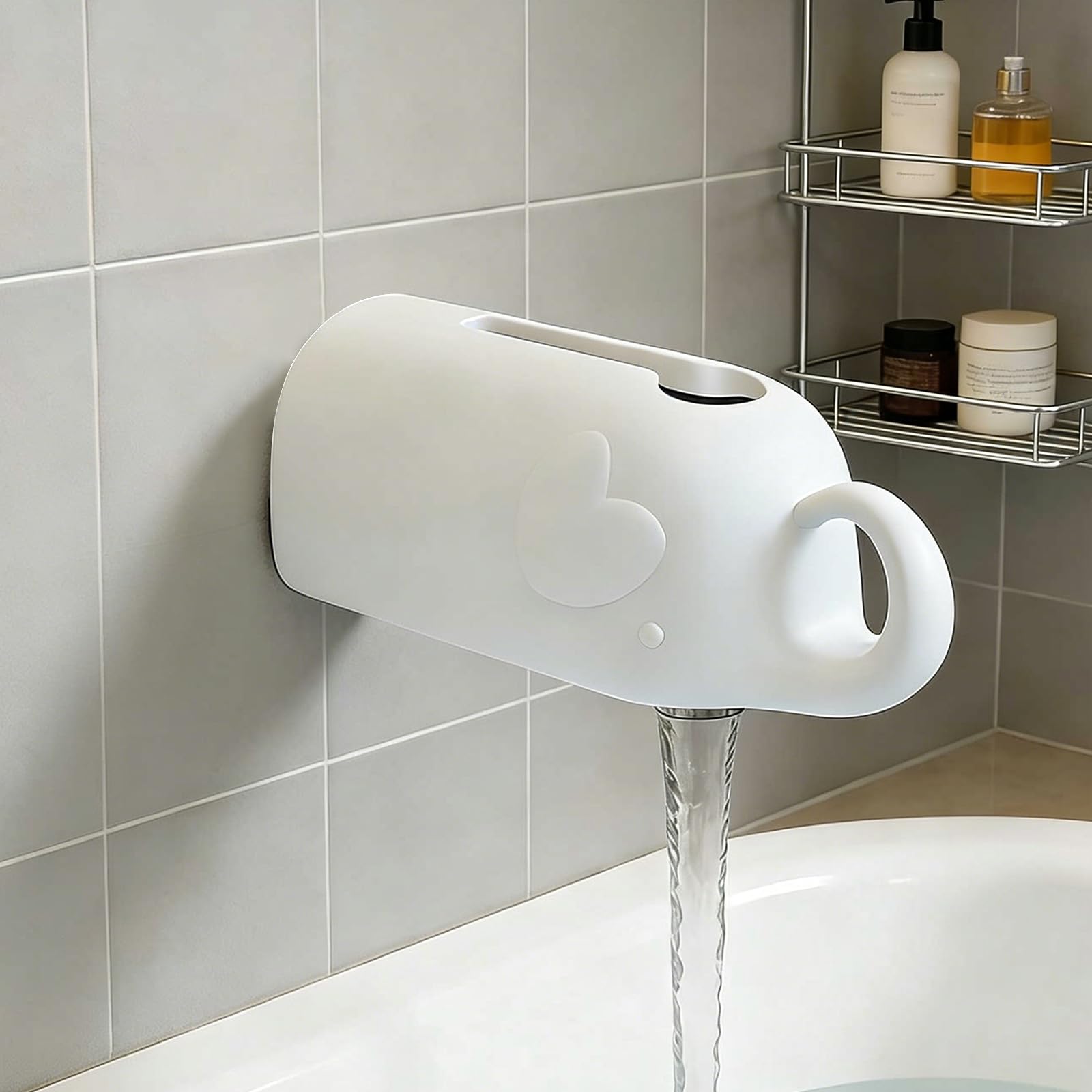 Photo 1 of Bath Spout Cover, Faucet Cover Bathtub Baby, Bath Faucet Cover for Kids, FaucetsCover Baby Prevents Bumps and Knocks, Bathtub Faucet Covers for Kids, Universal (White)