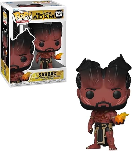 Miniatura 6 de POP DC Heroes: Black Adam - Figura de vinilo Sabbac Funko (paquete con funda protectora de caja compatible), multicolor, 3.75 pulgadas