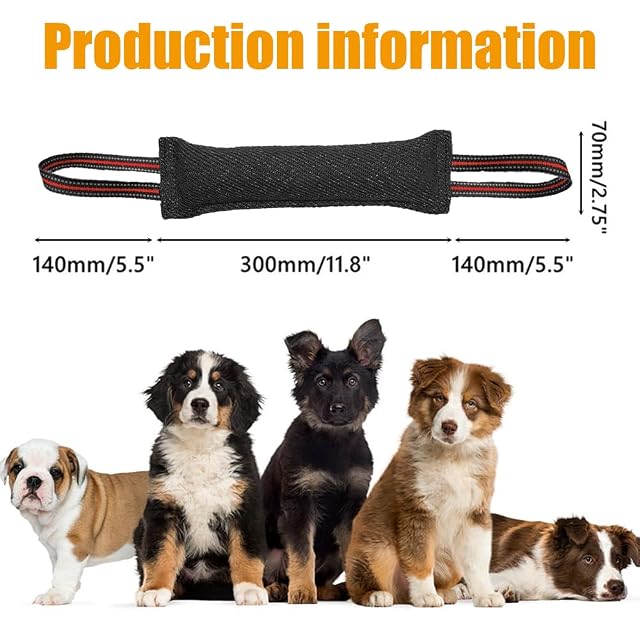 Foto 2 de 8 de Mioyow - Moldura de juguete para perros, juguete remolcador para perros con bandas reflectantes, juguete…