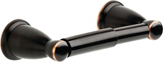 Franklin Brass Kinla (1-Pack) Toilet Paper Holder Oil Rubbed Bronze Tissue Roll Holder for Bathroom Organization and Storage Spring-Loaded Toilet Tissue Holder Wall Bathroom Accessories KIN50-OB1