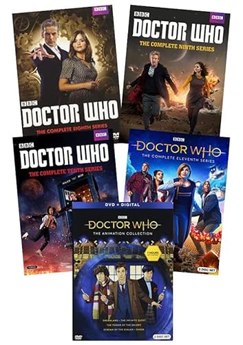Doctor Who: The Complete Eighth, Ninth, Tenth & Eleventh Series (Series 8 / Series 9 / Series 10 / Series 11) + The Animation Collection [4 Seasons + Animation Dr. Who BBC Collection]