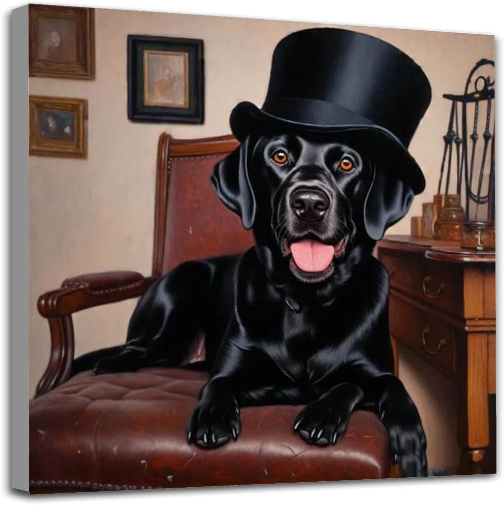 AiEiIiOiUi Labrador Cute pet Dog Animal Diamond Painting Kits for Adults, 5D Crystal Diamonds Art with Accessories Tools, Picture DIY Art Craft for Home Décor Gift
