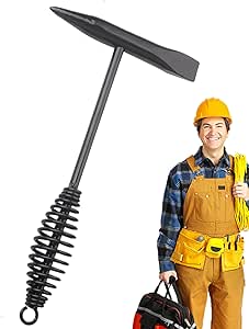 Luckyweld Welding Chipping Hammer With Coil Spring Handle,11Inch