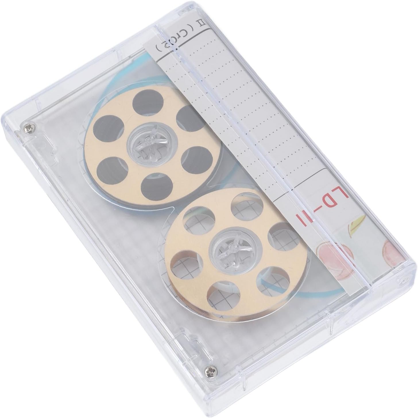 Reel to Reel Blank Audio Cassette Tape, Low Noise High Output with 46 Min Recording Time for Voice Music Everyday Use (Gold)