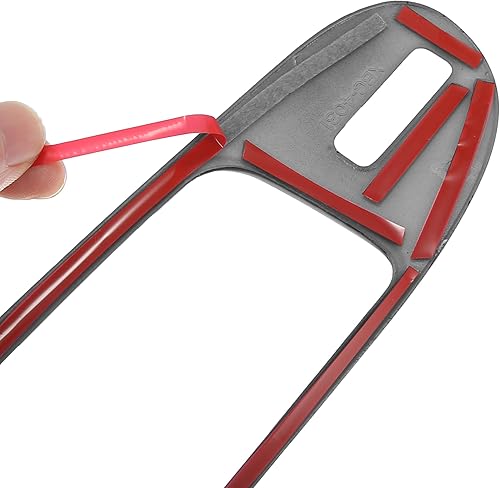 Miniatura 6 de X AUTOHAUX Cubierta de ventilación de salida de aire acondicionado con patrón de fibra de carbono, color negro, accesorios interiores para Chevrolet