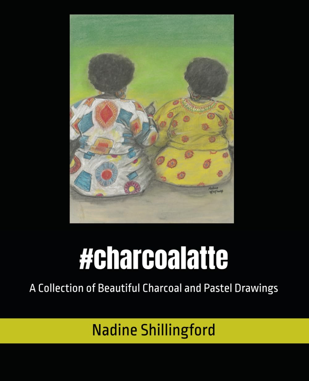 Charcoalatte beau livre dessin fusain pastel croquis artistiques contemporains