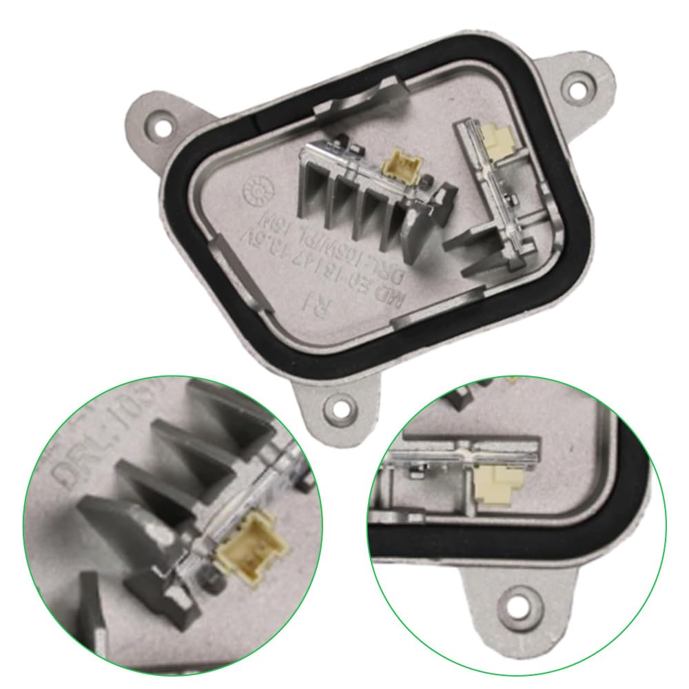 Riloer Modulo luci diurne DRL Sorgente DRL LED Angel Eye compatibile con BMW Serie 3 GT F34 LCI 2015-2019 63117470426 59SKV096 Destra