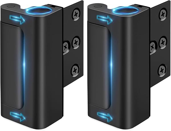 Home Security Door Lock Reinforcement - Child Proof Locks for Kids Safety Doors Latches for Top of Door Inside Childproo