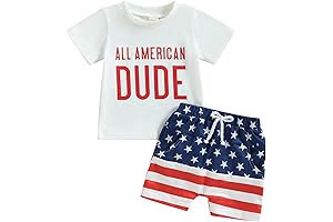 Adorable Patriotic 4th of July Baby Outfit