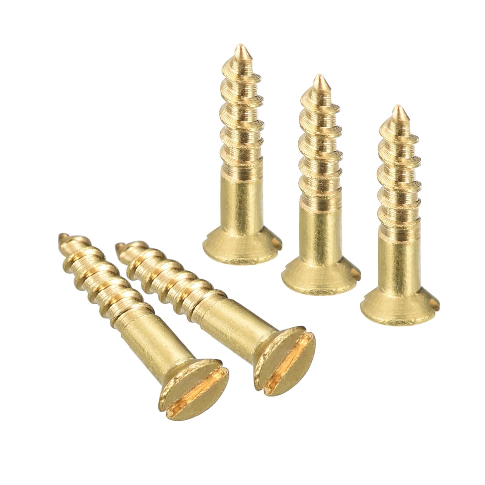 TA-VIGOR 25Pcs Self Tapping Screws, M2 Slotted Flat Head Screw, 10mm Round Head Slotted Tapping Screws