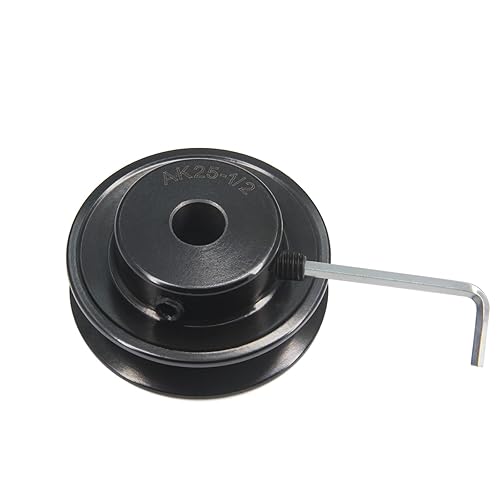 Miniatura 30 de AK30-5/8 pulgadas perforadas poleas de banda de ranura única 3.0 "OD 5/8" Bore V-Belt polea polea de correa de hierro fundido para correa en V