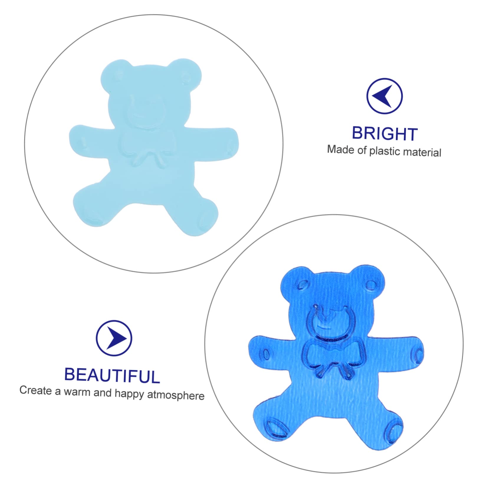 Abaodam 15confezioni Decorazioni Per Feste Con Confetti Forma Di Orsetto Per Shower e Compleanni Materiale Sicuro Design Per Atmosfera Festosa e Momenti Indimenticabili