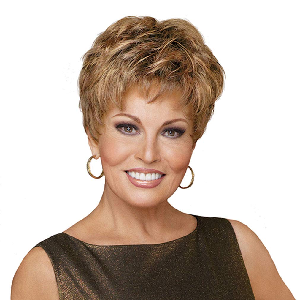 Raquel Welch Winner Natural Looking Pixie Cut Wig By Hairuwear, Average Cap 22 Inch, Ss17/23, Shaded Iced Latte Macchiato