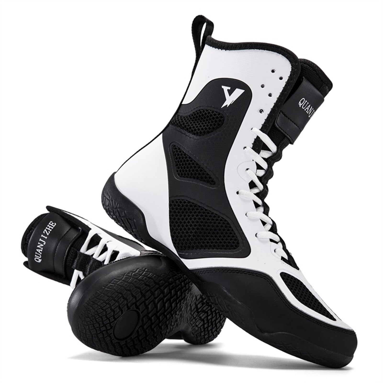 Zapatillas Boxeo Hombre Botas Ligeras para Lucha Libre Fitness
