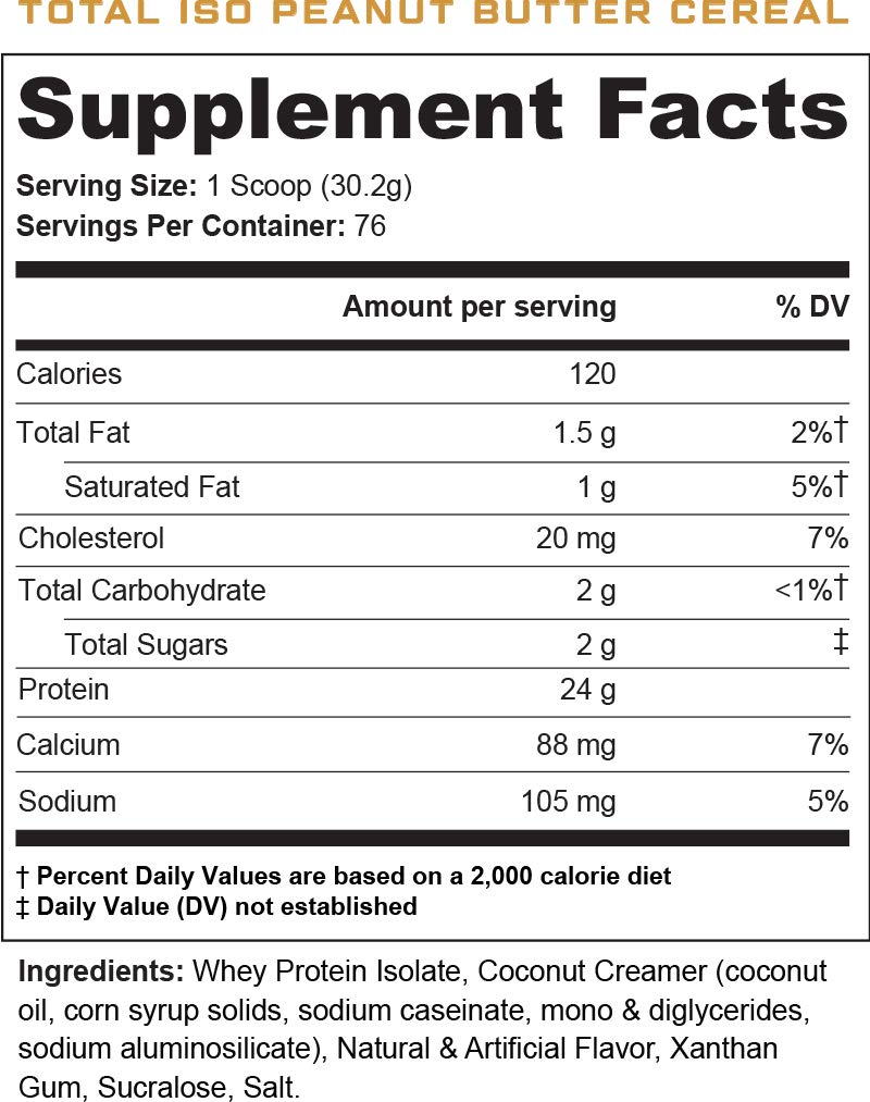 Total ISO Whey Isolate Protein Powder Best Tasting Whey Protein Shake