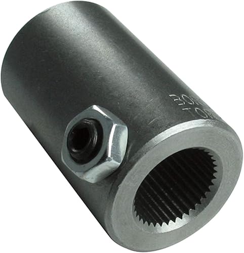 Borgeson (314300) Acoplador de dirección de orificio liso, acero