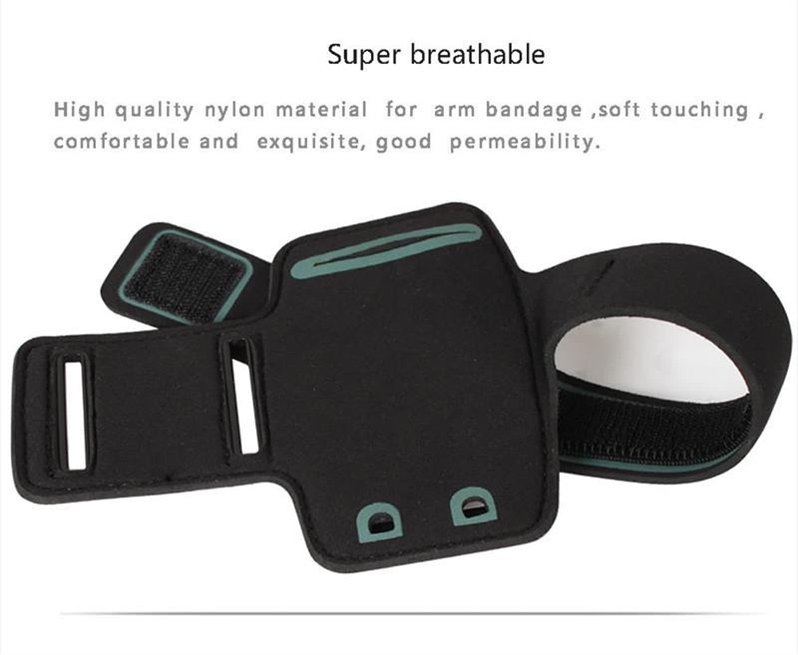 Sport Handgelenk Armband für MP3-Player, CCHKFEI Kratzfest mit Schweiß-und Atmungsaktiv MP3-Player Armbinden, Geeignet für Ihr Workout, Schlüsseltasche und Kopfhörer Loch