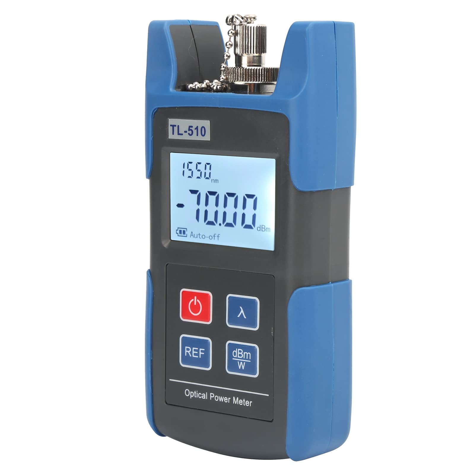 TL-510 Optischer Leistungsmessgerät mit Schnellem Ansprechen und Messbreite Messbereich Backbeleuchtung LCD-Anzeige und Sechs Kalibrierungswellenlängen