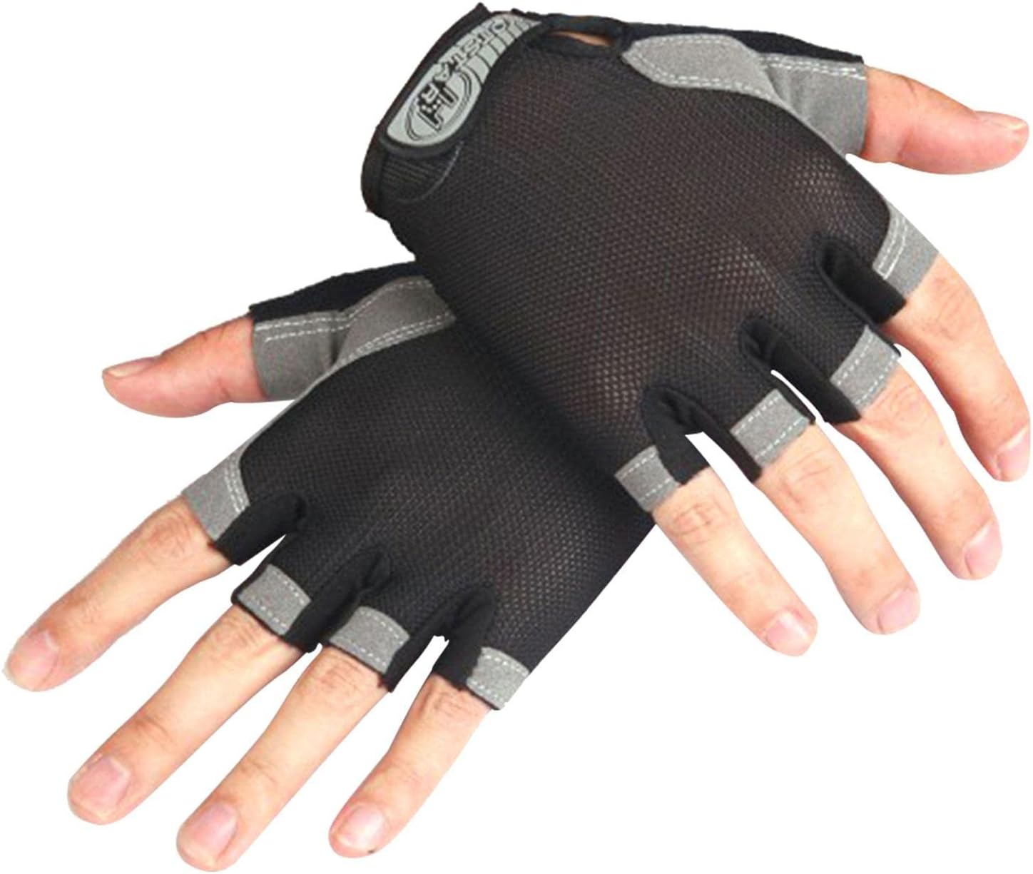 Stoßdämpfende Fahrradhandschuhe Halbfinger - Atmungsaktiv & Gepolstert Für Herren & Damen