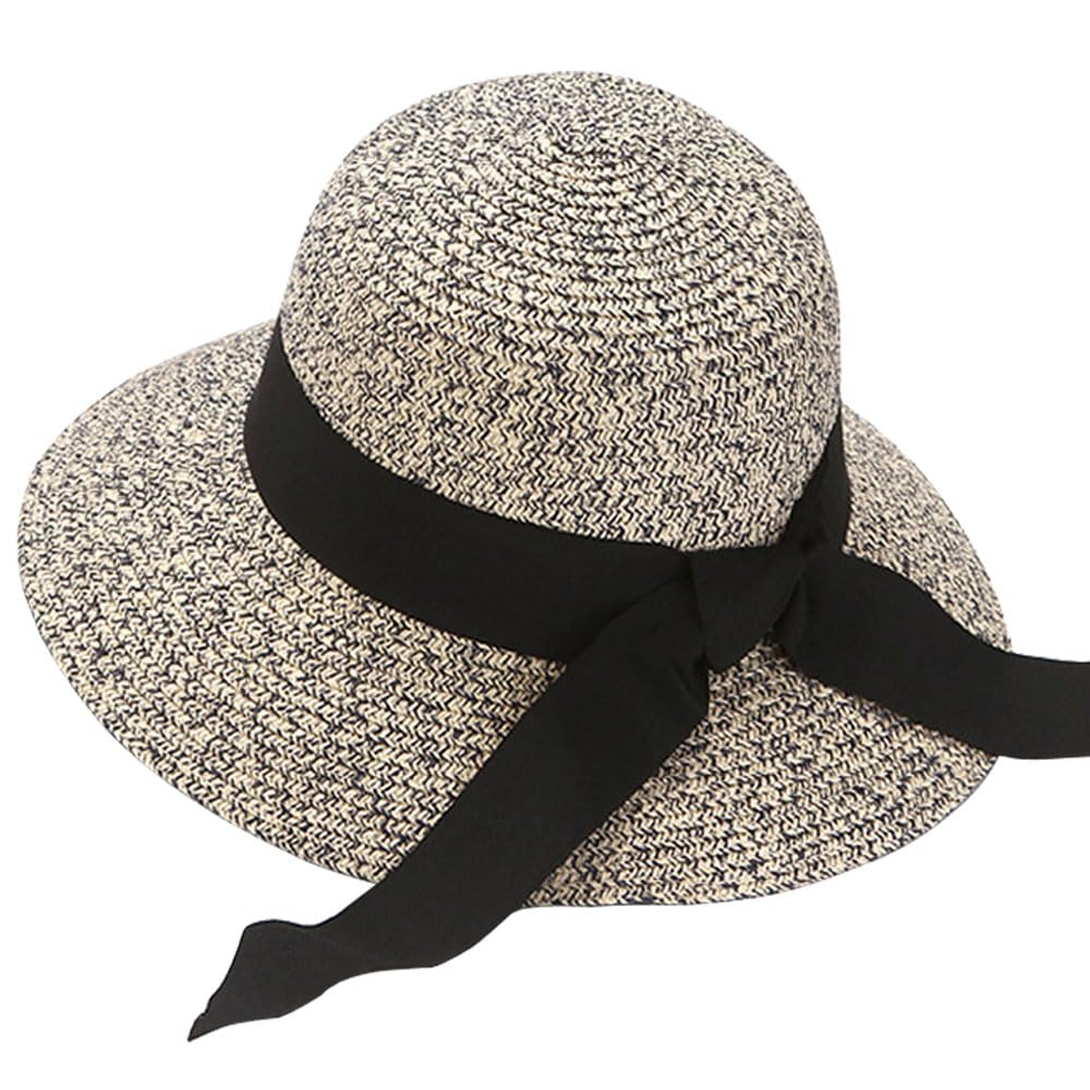 Babahu Women's 02-Gray Sun Hats Uv Protection Large Wide Brim Hat Packable Sun Hat For Straw Hats