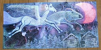 美品　ウルスラの絵　虹の上をとぶ船　ポスター　魔女の宅急便　値引き不可 魔女の宅急便 ポスター ウルスラの絵 虹の上を飛ぶ船