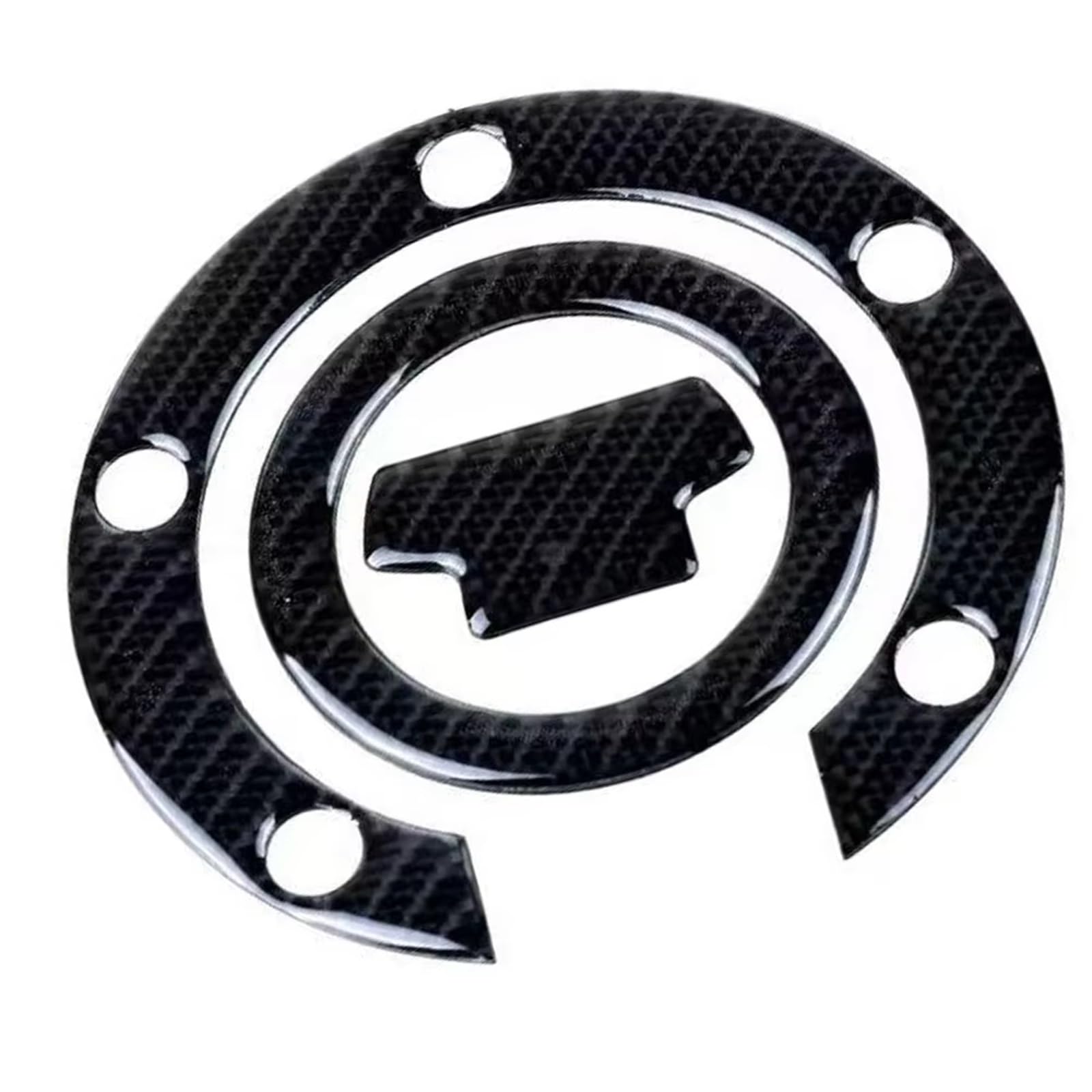 Sticker Serbatoio Moto Adesivo Decalcomania Coperchio Tappo Carburante Per Yamaha Per MT07 | Adesivo Decalcomania Copri Tappo Serbatoio Moto 3D Carbon Look