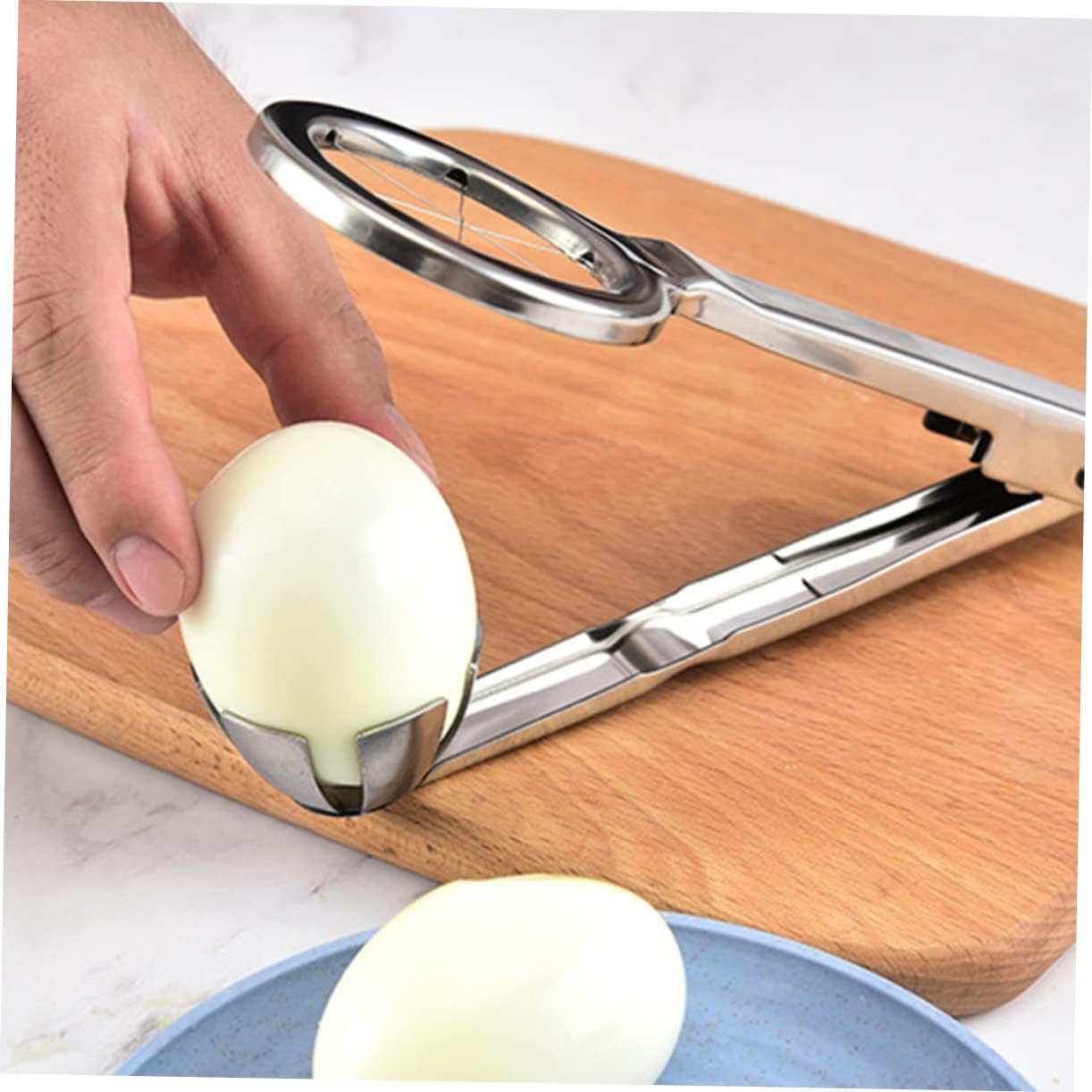 Egg Chopper for Hard Boiled Eggs Slicer Easy Peel Kitchen Fruit Slicer