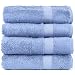 Luxury Hotel & Spa Towel 100% Genuine Turkish Cotton Bamboo (Wedgewood, Bath Towel  - Set of 4)