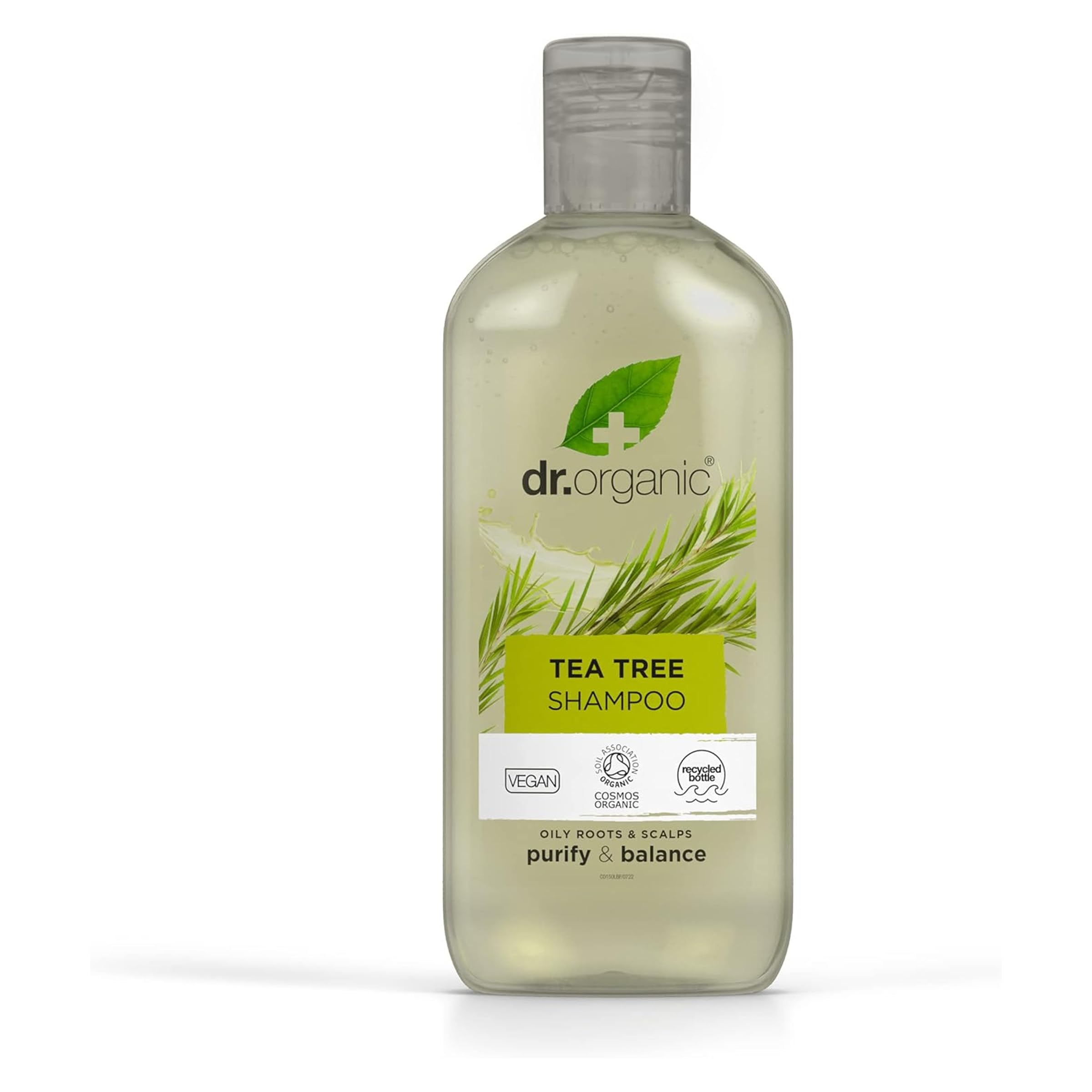 Dr.Organic Tea Tree Szampon, Biały, 265 ml