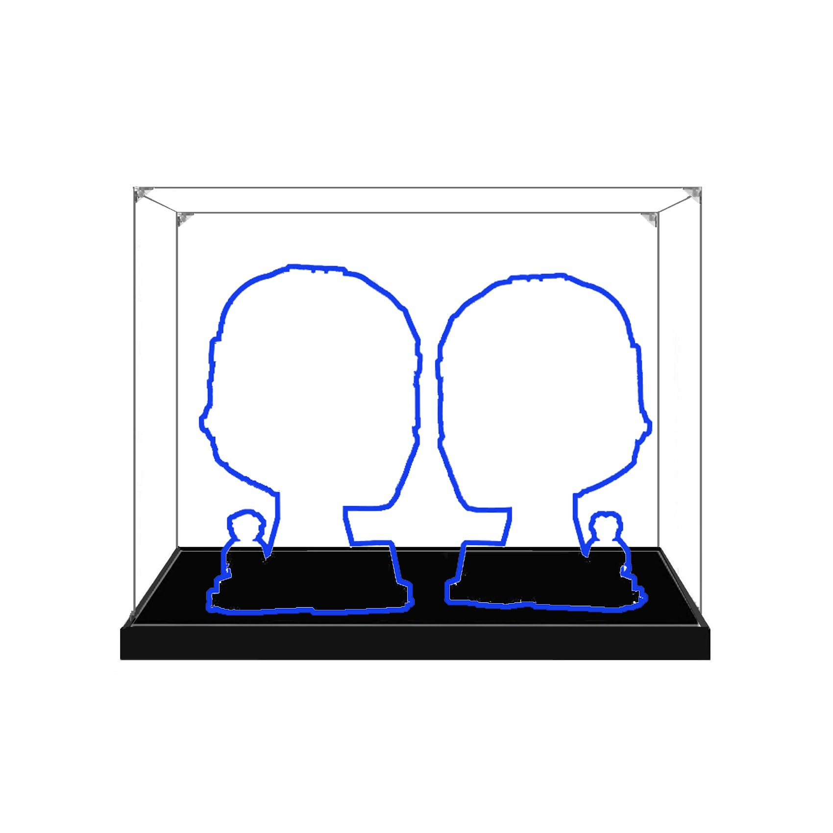 Transparent Acrylic Display Case for Lego 43014 43022 Helmet Model, Clear Box, Storage Box, Dustproof Box (Model not included) (3mm)